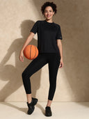 Traqfit Raglan Tee Black