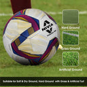 Nivia Rabona Pro Football-Multicolor
