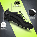 Nivia Airstrike Kids Black Football Shoes