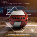 Nivia Warrior 12 Panel BFI Match Basketball