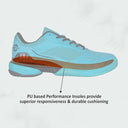 Nivia Ray 3.0 Tennis Shoes -Turquoise/Black
