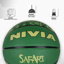 Nivia Safari Beginner Rubber Basketball