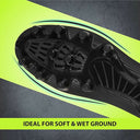 Nivia Airstrike Kids Black Football Shoes
