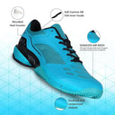 Nivia Ray 3.0 Tennis Shoes -Turquoise/Black