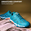 Nivia Verdict 2.0 Badminton Shoe -Teal Blue