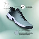 Nivia Power Smash Tennis Shoes -Dove Grey
