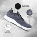 Nivia Endeavour 2.0 Jogging Shoes -Grey